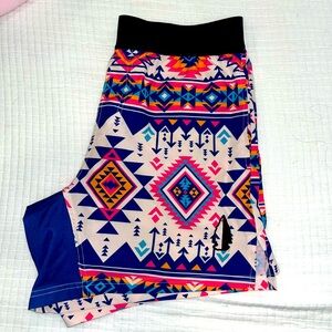 TACHUNTFISH Aztec Men's Athletic Shorts - Medium